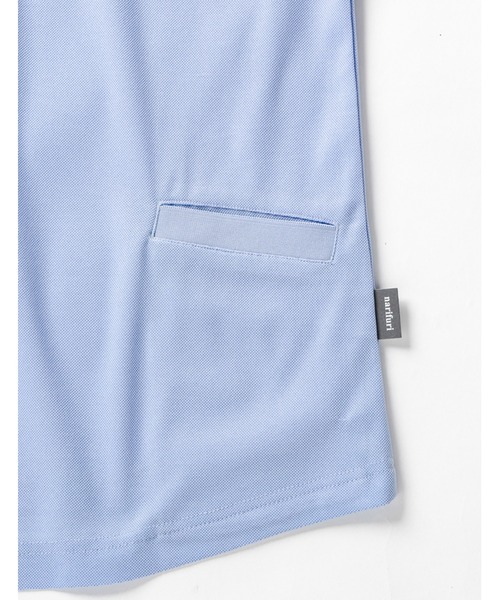narifuri(ナリフリ)の「ドライポロシャツ(ポロシャツ・メンズ・グレー系/サックスブルー・SMALL/MEDIUM/LARGE/X-LARGE)」の10枚目の写真