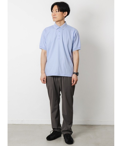 narifuri(ナリフリ)の「ドライポロシャツ(ポロシャツ・メンズ・グレー系/サックスブルー・SMALL/MEDIUM/LARGE/X-LARGE)」の3枚目の写真