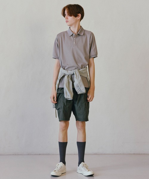narifuri(ナリフリ)の「ドライポロシャツ(ポロシャツ・メンズ・グレー系/サックスブルー・SMALL/MEDIUM/LARGE/X-LARGE)」の17枚目の写真