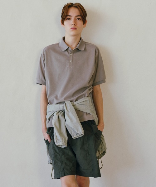 narifuri(ナリフリ)の「ドライポロシャツ(ポロシャツ・メンズ・グレー系/サックスブルー・SMALL/MEDIUM/LARGE/X-LARGE)」の16枚目の写真