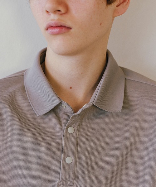 narifuri(ナリフリ)の「ドライポロシャツ(ポロシャツ・メンズ・グレー系/サックスブルー・SMALL/MEDIUM/LARGE/X-LARGE)」の18枚目の写真
