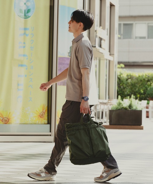 narifuri(ナリフリ)の「ドライポロシャツ(ポロシャツ・メンズ・グレー系/サックスブルー・SMALL/MEDIUM/LARGE/X-LARGE)」の12枚目の写真