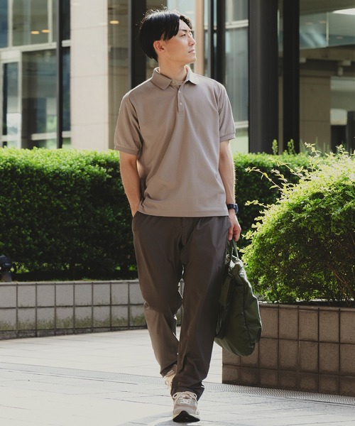 narifuri(ナリフリ)の「ドライポロシャツ(ポロシャツ・メンズ・グレー系/サックスブルー・SMALL/MEDIUM/LARGE/X-LARGE)」の13枚目の写真