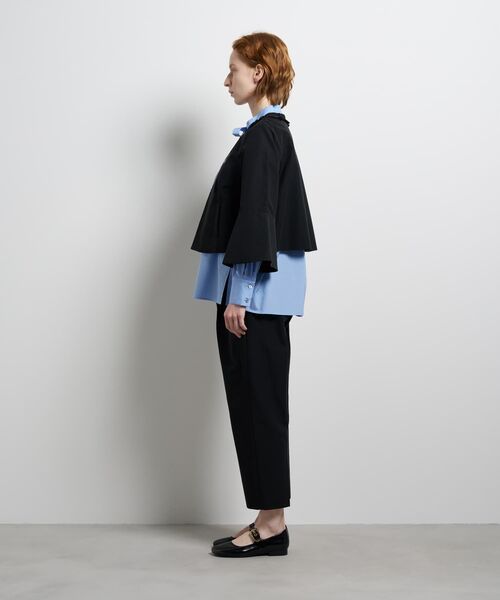 LANVIN en Bleu(ランバンオンブルー)の「グログランノーカラージャケット(テーラードジャケット・レディース・ブラック/ベージュ・38/36)」の12枚目の写真