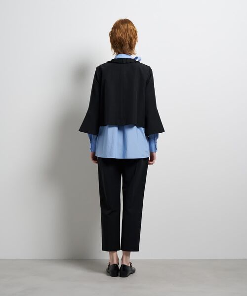 LANVIN en Bleu(ランバンオンブルー)の「グログランノーカラージャケット(テーラードジャケット・レディース・ブラック/ベージュ・38/36)」の13枚目の写真