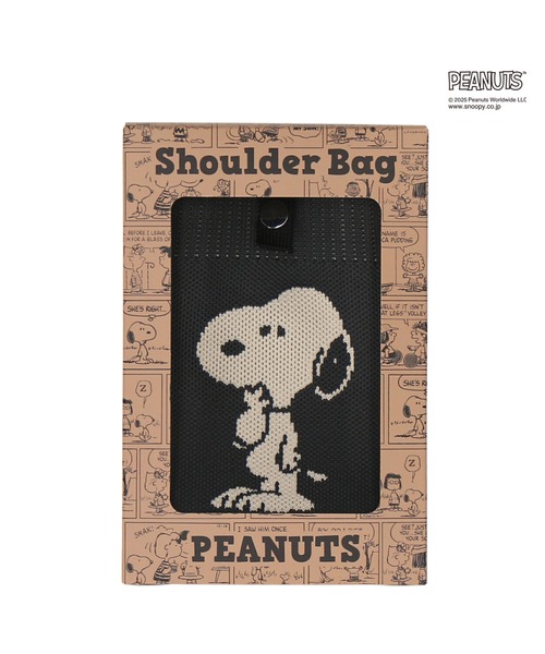 PEANUTS（ピーナッツ）の「PEANUTS  ニットショルダーバッグ（ショルダーバッグ・レディース・ブラック/アイボリー/カーキ・FREE）」の13枚目の写真