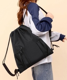 SHEPP（シープ）の「【26年春新作】バンジーコード ゴープコア ナイロン ナップサック（バックパック/リュック）」