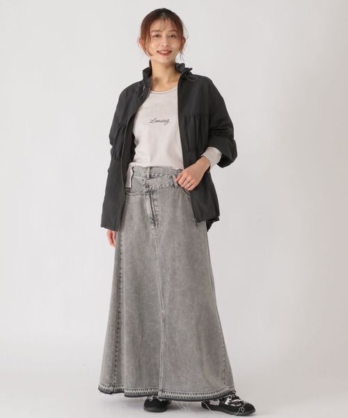 studio CLIP(スタディオクリップ)の「ロゴプリントアソートロンT(Tシャツ/カットソー・レディース・ライトグレー/ホワイト/アイボリー・FREE)」の10枚目の写真