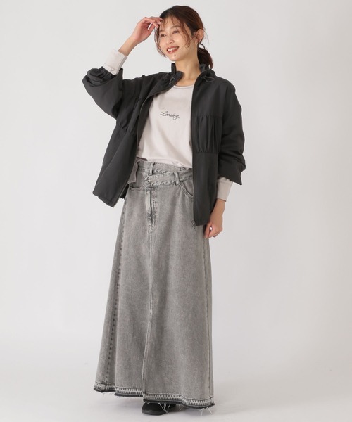 studio CLIP(スタディオクリップ)の「ロゴプリントアソートロンT(Tシャツ/カットソー・レディース・ライトグレー/ホワイト/アイボリー・FREE)」の11枚目の写真