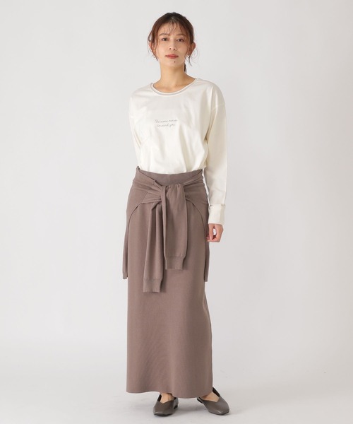 studio CLIP(スタディオクリップ)の「ロゴプリントアソートロンT(Tシャツ/カットソー・レディース・ライトグレー/ホワイト/アイボリー・FREE)」の15枚目の写真