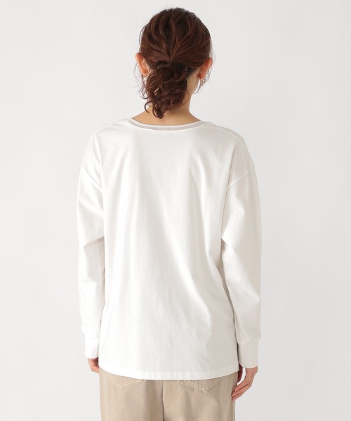 studio CLIP(スタディオクリップ)の「ロゴプリントアソートロンT(Tシャツ/カットソー・レディース・ライトグレー/ホワイト/アイボリー・FREE)」の18枚目の写真