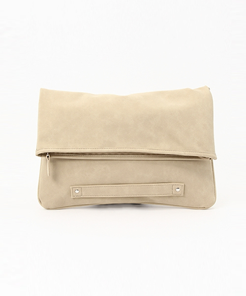 GLOBAL WORK（グローバルワーク）の「フェイクレザークラッチバッグ/710420（クラッチバッグ・メンズ・ベージュ/ネイビー/カーキ/ブラック・FREE）」の2枚目の写真