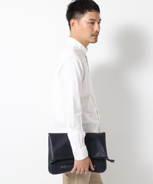 GLOBAL WORK（グローバルワーク）の「フェイクレザークラッチバッグ/710420（クラッチバッグ・メンズ・ベージュ/ネイビー/カーキ/ブラック・FREE）」の5枚目の写真