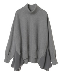 INGEBORG（インゲボルグ）の「シフォン使いタートルネックセーター（ニット/セーター）」