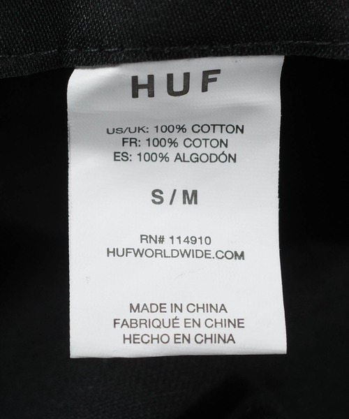 HUF（ハフ）の「【T17】【HUF/ハフ】ESSENTIALS TT BUCKET（ハット・メンズ・ブラック・S/M/L/XL）」の7枚目の写真