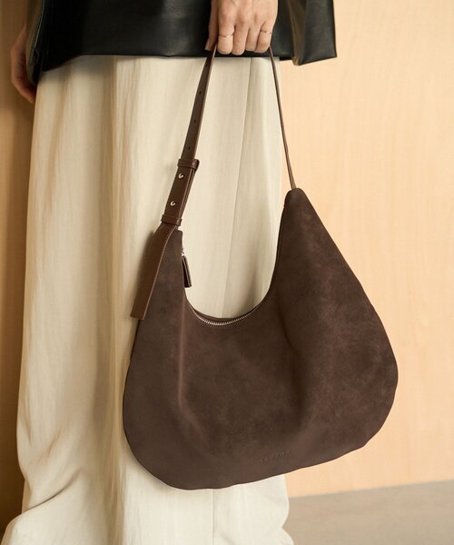 CAPRICIEUX LE'MAGE（カプリシューレマージュ）の「ハーフラウンドヌバックショルダー（ショルダーバッグ・レディース・ブラウン/キャメル/ブラック・FREE）」の15枚目の写真