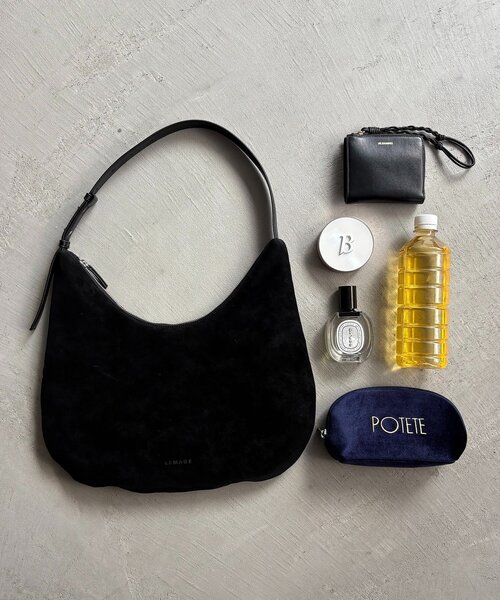 CAPRICIEUX LE'MAGE（カプリシューレマージュ）の「ハーフラウンドヌバックショルダー（ショルダーバッグ・レディース・ブラウン/キャメル/ブラック・FREE）」の20枚目の写真