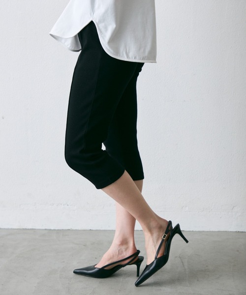 Trish（トリッシュ）の「リブサイクルパンツ(バイカーパンツ)(テレコカプリパンツ)（その他パンツ・レディース・ブラック/ブラック系2・FREE）」の22枚目の写真