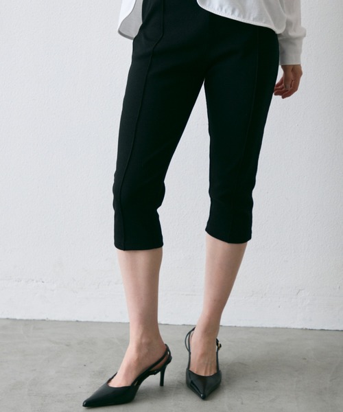 Trish（トリッシュ）の「リブサイクルパンツ(バイカーパンツ)(テレコカプリパンツ)（その他パンツ・レディース・ブラック/ブラック系2・FREE）」の20枚目の写真