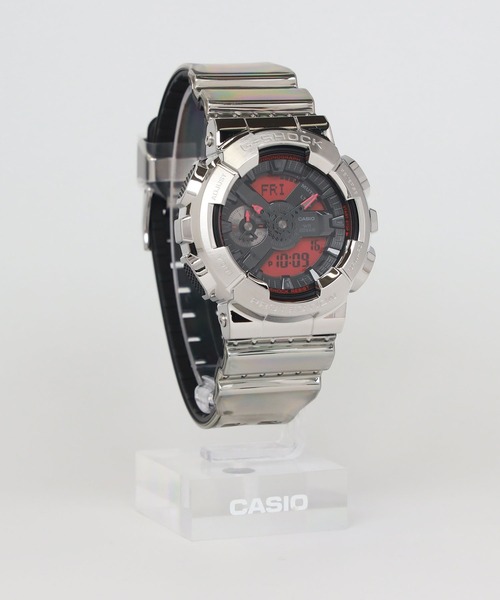 G-SHOCK(ジーショック)の「FINE METALLIC SERIES / GM-110YRA-8AJF(アナログ腕時計・メンズ・シルバー・FREE)」の7枚目の写真