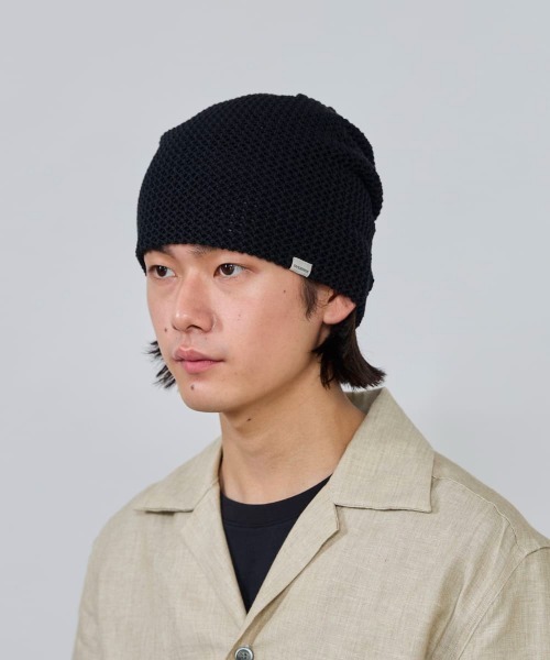 OVERRIDE（オーバーライド）の「OVERRIDE  OGC MESH BEANIE / オーバーライド（ニットキャップ/ビーニー・メンズ・ブラック/ピンク/ブラウン/ブルー・57~59cm）」の15枚目の写真