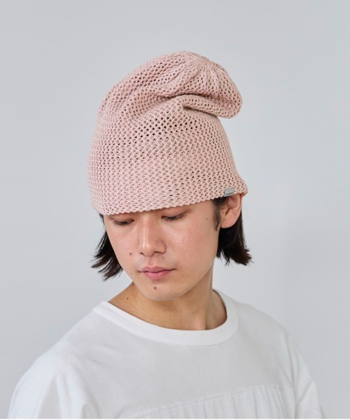 OVERRIDE（オーバーライド）の「OVERRIDE  OGC MESH BEANIE / オーバーライド（ニットキャップ/ビーニー・メンズ・ブラック/ピンク/ブラウン/ブルー・57~59cm）」の11枚目の写真