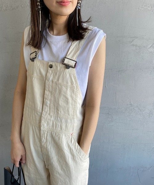 HANES（ヘインズ）の「【WEB先行予約】[HANES/ヘインズ] 2P FOR HER ジャパンフィット ノースリーブパックTシャツ(アソート)（タンクトップ・レディース・ホワイト×ブラック・L/M）」の7枚目の写真