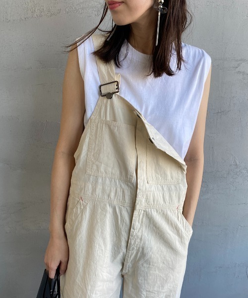 HANES（ヘインズ）の「【WEB先行予約】[HANES/ヘインズ] 2P FOR HER ジャパンフィット ノースリーブパックTシャツ(アソート)（タンクトップ・レディース・ホワイト×ブラック・L/M）」の8枚目の写真