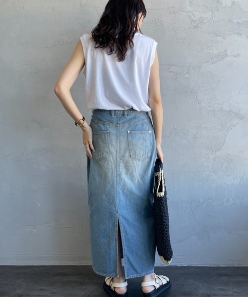 HANES（ヘインズ）の「【WEB先行予約】[HANES/ヘインズ] 2P FOR HER ジャパンフィット ノースリーブパックTシャツ(アソート)（タンクトップ・レディース・ホワイト×ブラック・L/M）」の15枚目の写真