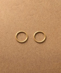Cream dot.（クリームドット）の「【サージカルステンレス】つけっぱなしOK♪両耳セットの1mm幅ステンレスフープピアス（ピアス（両耳用））」