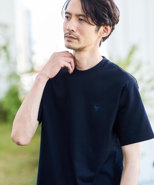 TAKEO KIKUCHI(タケオキクチ)の「ワンストローク刺繍 半袖 Tシャツ(Tシャツ/カットソー・メンズ・ライトグレー/ブラウン系その他/ホワイト/オレンジ/ネイビー系6/グリーン系・02/04/03)」の16枚目の写真