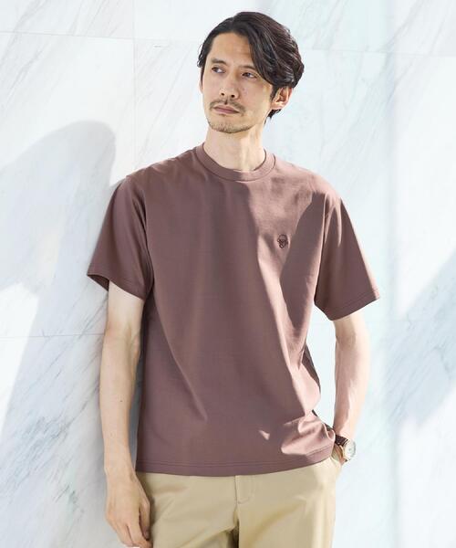 TAKEO KIKUCHI(タケオキクチ)の「ワンストローク刺繍 半袖 Tシャツ(Tシャツ/カットソー・メンズ・ライトグレー/ブラウン系その他/ホワイト/オレンジ/ネイビー系6/グリーン系・02/04/03)」の21枚目の写真