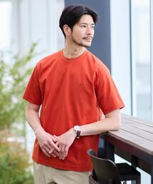 TAKEO KIKUCHI（タケオキクチ）の「ワンストローク刺繍 半袖 Tシャツ（Tシャツ/カットソー）」