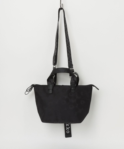 marimekko(マリメッコ)の「【ZOZO限定 ノベルティ付】Unikko / tote shoulder bag S black(ショルダーバッグ・レディース・ブラック・FREE)」の10枚目の写真