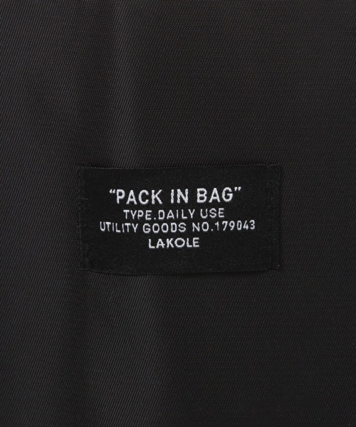 LAKOLE(ラコレ)の「ロープハンドルトートバッグ / 638252(トートバッグ・レディース・ブラック/グレー・FREE)」の16枚目の写真