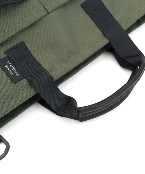 STANDARD SUPPLY（スタンダードサプライ）の「スタンダードサプライ / ECO STEP エコステップ / 2WAY UTILITY TOTE S ツーウェイユーティリティトートエス（トートバッグ・レディース・ブラック/オリーブ系・FREE）」の13枚目の写真