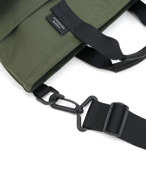 STANDARD SUPPLY（スタンダードサプライ）の「スタンダードサプライ / ECO STEP エコステップ / 2WAY UTILITY TOTE S ツーウェイユーティリティトートエス（トートバッグ・レディース・ブラック/オリーブ系・FREE）」の15枚目の写真