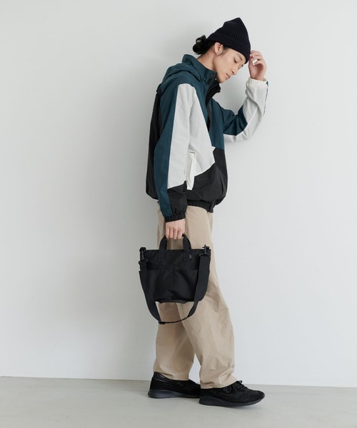 STANDARD SUPPLY（スタンダードサプライ）の「スタンダードサプライ / ECO STEP エコステップ / 2WAY UTILITY TOTE S ツーウェイユーティリティトートエス（トートバッグ・レディース・ブラック/オリーブ系・FREE）」の5枚目の写真