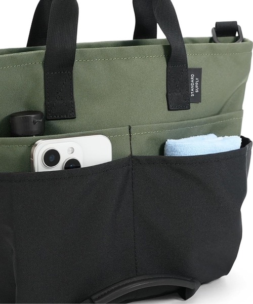 STANDARD SUPPLY（スタンダードサプライ）の「スタンダードサプライ / ECO STEP エコステップ / 2WAY UTILITY TOTE S ツーウェイユーティリティトートエス（トートバッグ・レディース・ブラック/オリーブ系/ブラウン系・FREE）」の17枚目の写真