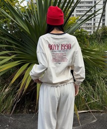 ROXY ウィメンズ ROXY 1990 長袖Tシャツ ロンT ドロップショルダー 【2026年春夏モデル】/ロキシーリンガーネックバックプリントロンT