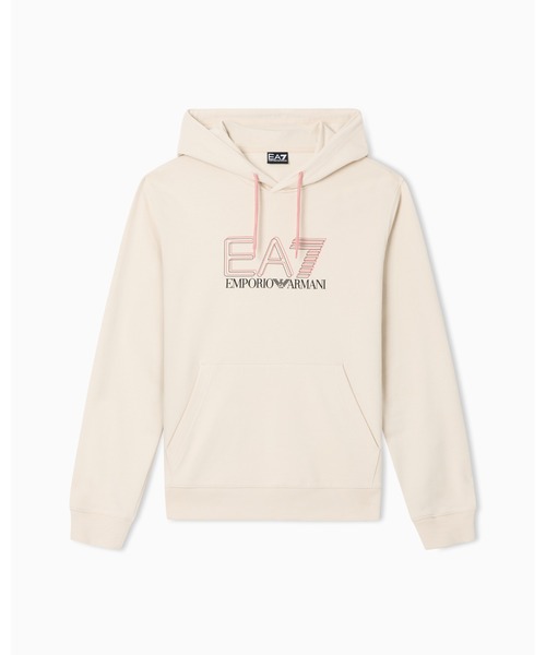 EMPORIO ARMANI EA7(エンポリオアルマーニイーエーセブン)の「<オンライン限定>【エンポリオ アルマーニ EA7】Visibility フード付きスウェットシャツ コットン(スウェット・メンズ・ブルー/アイボリー/ブラック・X-SMALL/LARGE/MEDIUM/SMALL/X-LARGE)」の10枚目の写真