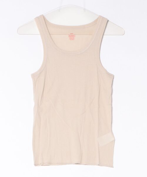 Healthknit(ヘルスニット)の「【Healthknit】2枚セット ベーシックタンクトップ 2Pセット タンクトップ レイヤード 重ね着 HR26S-L303(タンクトップ・レディース・ベージュ系その他2/ベージュ系その他/ブラック系1・FREE)」の18枚目の写真