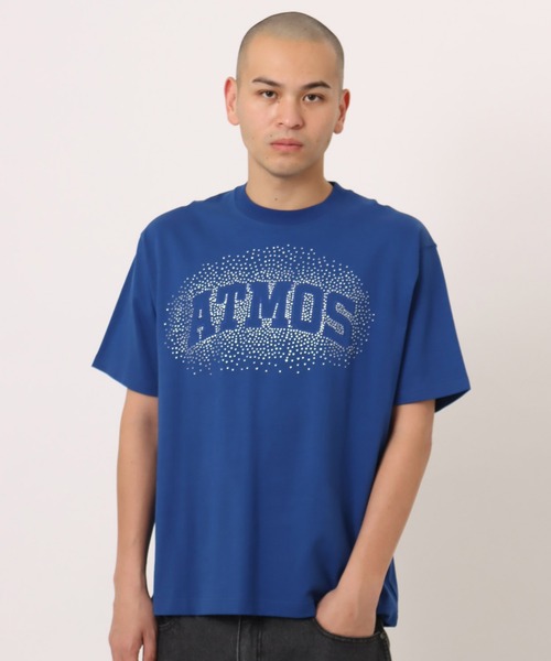atmos(アトモス)の「atmos Sequins Logo T-shirt / アトモス シークインズ ロゴ T-シャツ(Tシャツ/カットソー・メンズ・ブルー/ブラック/ホワイト・M/XL/L)」の3枚目の写真