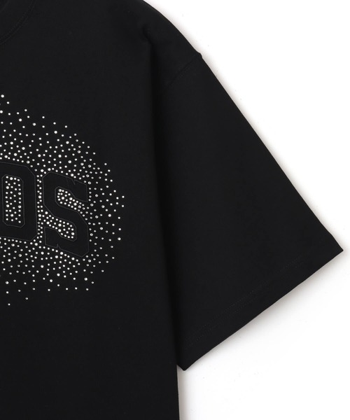 atmos(アトモス)の「atmos Sequins Logo T-shirt / アトモス シークインズ ロゴ T-シャツ(Tシャツ/カットソー・メンズ・ブルー/ブラック/ホワイト・M/XL/L)」の6枚目の写真