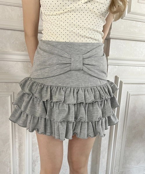 PHILLY(フィリー)の「リボンベルトスウェットスカート(スカート・レディース・グレー/ブラック・FREE)」の10枚目の写真