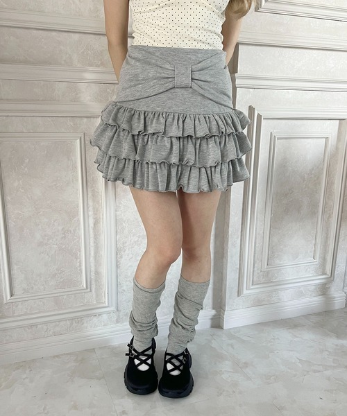 PHILLY(フィリー)の「リボンベルトスウェットスカート(スカート・レディース・グレー/ブラック・FREE)」の17枚目の写真