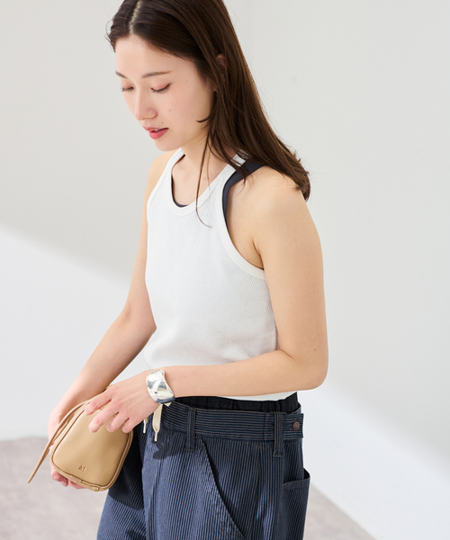 FRAMeWORK（フレームワーク）の「サーマルタンクトップ（タンクトップ・レディース・ホワイト/グレー/ブラック・FREE）」の11枚目の写真