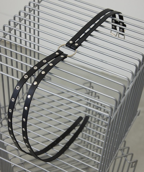 uyu.（ウユ）の「【コーデを引き締める】スタッズダブルベルト（ベルト・レディース・ブラック・FREE）」の10枚目の写真