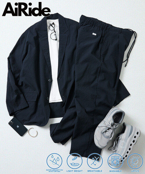 限定展開 AiRide/エアライド リラックスフィット シアサッカー