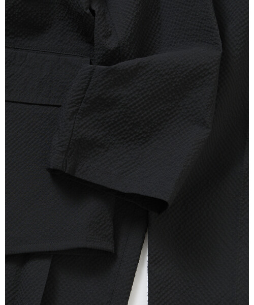 FREAK'S STORE（フリークスストア）の「限定展開 AiRide/エアライド リラックスフィット シアサッカー セットアップ/テーラードジャケット/ワイドスラックス/吸水速乾/UVカット（セットアップ・メンズ・チャコールグレー/ブラウン/ブラック/ネイビー・MEDIUM/SMALL/LARGE）」の15枚目の写真